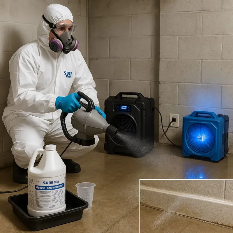 Sanitization and Odor Removal process in De Smet, SD